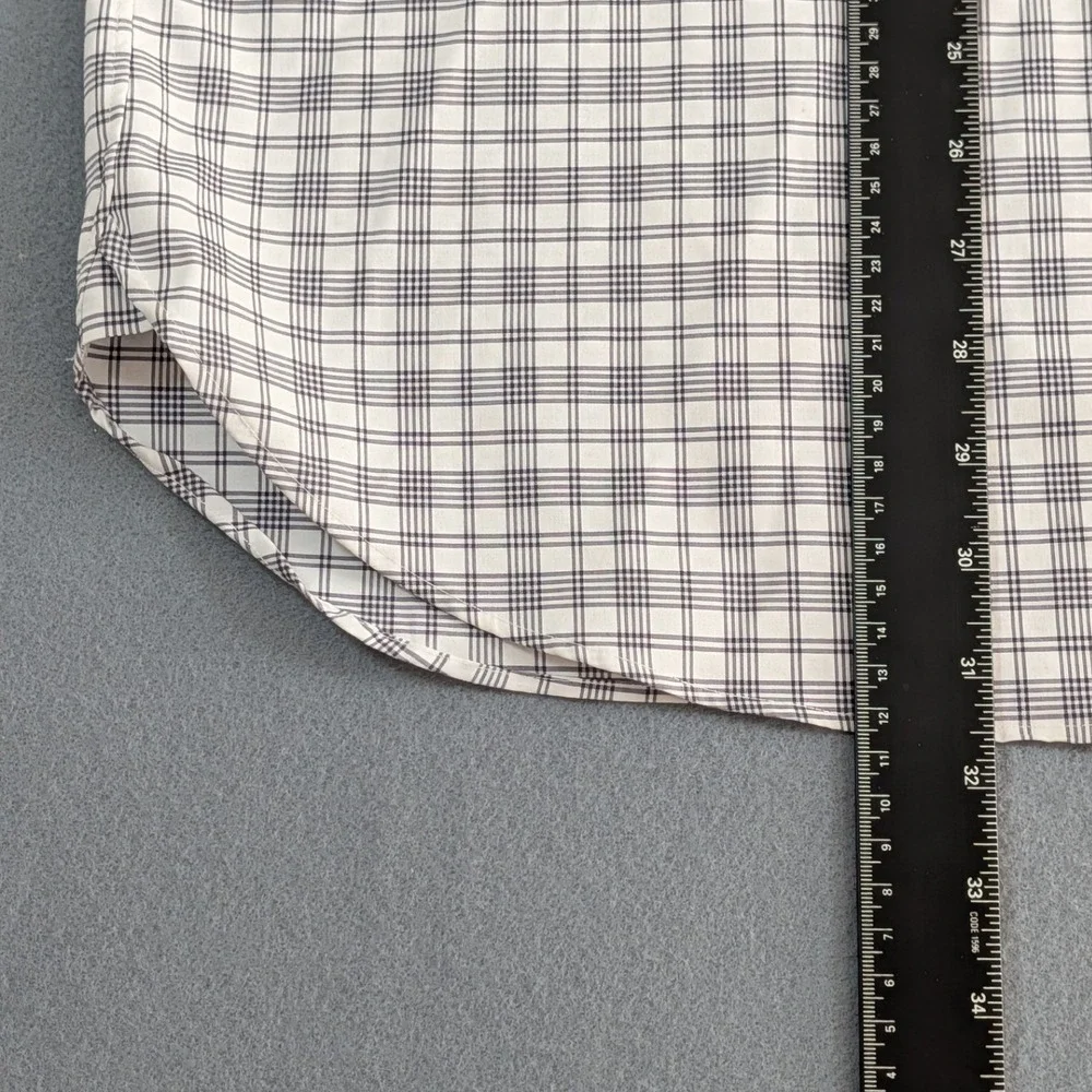 J.‎ Crew Ludlow Classic Fit Dress Shirt Mens 17.5 35 Plaid Button Down